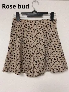 Rose bud ローズバッド　新品　ハイウエストショートパンツ　アニマル柄