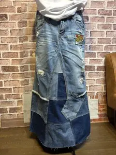 リメイクデニム ファッション
