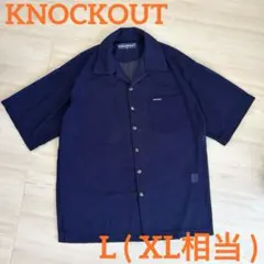 希少美品KNOCKOUTノックアウト L 半袖シャツ USA製 開襟シャツ B系のサムネイル