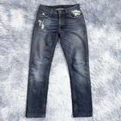 Nudie Jeans ヌーディージーンズ ダメージデニム クラッシュデニムのサムネイル