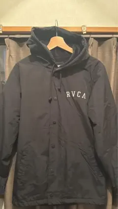 RVCA フード付きナイロンジャケット ブラック