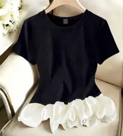 SHEIN アシメフリルTシャツのサムネイル