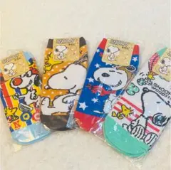【SALE】③スヌーピー キャラクター　靴下4足セット