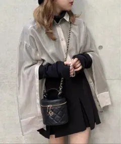 NICE CLAUP マルチWAYロングシアーシャツ 断捨離中