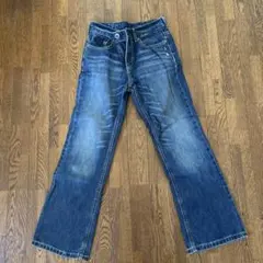 希少 Timberland リメイク フレアデニムW29 L30 Y2K 裾加工 - メルカリ