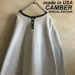 ヘンリーネック 長袖カットソー