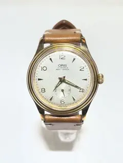 ORIS ポインターデイト 手巻き スモセコ ボーイズ シルバー - メルカリ