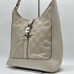 希少　GUCCI ジャッキー　ショルダーバッグ　ワンショルダーハーフムーン　GG