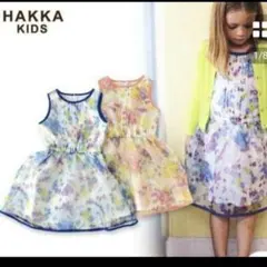 hakka 花柄ノースリーブワンピース　100cm