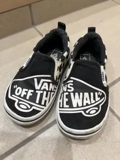 VANS スリッポン ブラック/ホワイト 18㎝