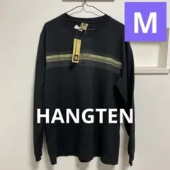 新品タグ付　メンズ　HANGTEN ブラック 長袖カットソー LLサイズ