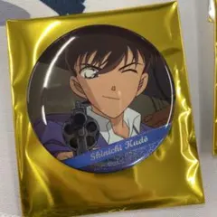 名探偵コナンプラザ　場面写トレーディングホログラム缶バッジ　工藤新一