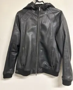 レザージャケット フード付き LIUGOO TOKYO