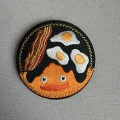 カルシファー 刺繍缶バッジ