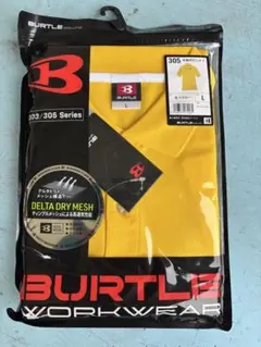 新品未使用　BURTLE 305 半袖ポロシャツ イエロー　Lサイズ