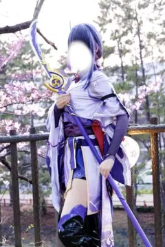 原神　雷電将軍　江南喵次　コスプレ　XLサイズ　ウィッグ　サンダル付 原神 雷電将軍 江南喵次 コスプレ XLサイズ ウィッグ サンダル付