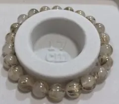 ★金銀タイチンルチル天然石 ブレスレット★ 17cm