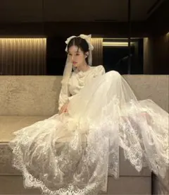 treatürself Clara Tulle Lace Long Skirtのサムネイル
