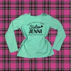 平成女児 SisterJennii ロンT ミントグリーン 160