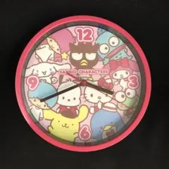 サンリオ　1番くじ　壁掛け時計　ピンク　キャラクターのサムネイル