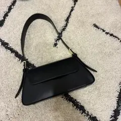 ZARA フラップミニマルショルダーバッグ