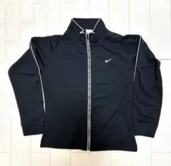 00s NIKE ナイキ ジップアップ トラックジャケット Y2K ブラック L
