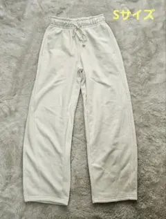 GU スウェットバレルレッグパンツ