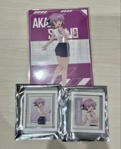 新条アカネ　体操服 ver. トレーディングフレームマグネット　特典ポストカード