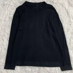 C.P.S. 長袖トップス ブラック LL 無地 光沢なし 重ね着