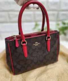 極美品 COACH ホース アンド スレイ ミニ シティ トート トートバッグ 