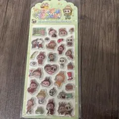 3D立体ぷくぷくシール　ラブブ　夜光