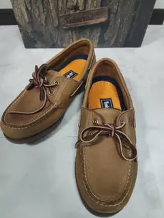 美品 Timberland バーガンディ モカシンデッキシューズ3eye 27 - メルカリ