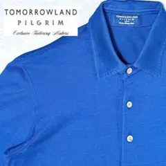 【美品】TOMORROWLAND PILGRIM ポロシャツ ネイビー Sのサムネイル
