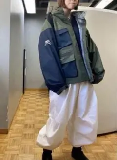 本田翼着用 ミリタリー ビンテージ スノー カモ パンツ