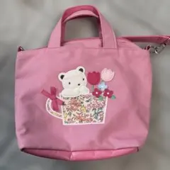ファミリアトートバッグ ピンク♡のサムネイル