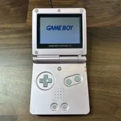 動作確認済　ピンクのゲームボーイアドバンスSPとACアダプターとゲームセット