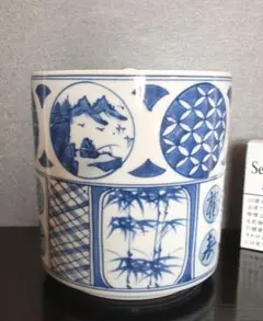茶道具　水差　祥瑞　青絵水指　井上春￼峰　造(祥瑞写) NAB1 祥瑞写水指 林秀峰造（本体のみ） : 茶道具商 越中屋 - 通販