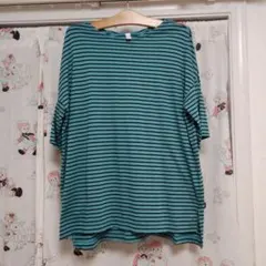プリット　ボーダー　半袖Tシャツ　プルオーバーのサムネイル