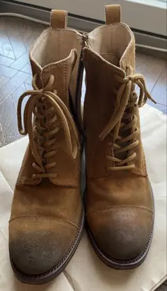 SENDRA センドラ　スエード　レースアップ　　ヴィンテージ加工　サイズ42のサムネイル