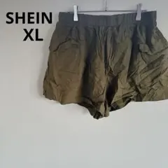 早い者勝ち✨️SHEIN 【XL】オリーブ色 コットン ショートパンツ