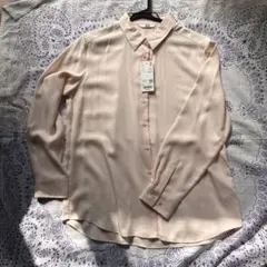 UNIQLO レーヨン長袖ブラウス L サイズ