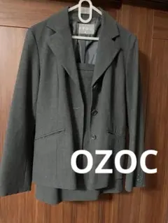 ozoc シンプル　スーツ上下　グレー　38のサムネイル