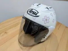 Arai ジェットヘルメット 桜柄 ホワイトのサムネイル