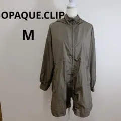 OPAQUE.CLIPストーンナイロン ライトブルゾン M