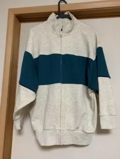 niko and ... ジップアップ トレーナー L グレー/ティール