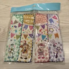 【お値下げ】ディズニー　ダッフィー ミニタオル　4枚セット