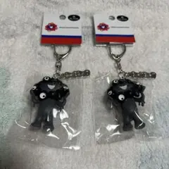 大阪関西万博黒ミャクミャクキーホルダー2個セット