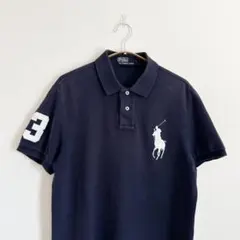 Polo by Ralph Lauren ビッグポニーポロシャツ ネイビー L