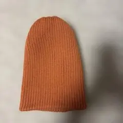オレンジ ニット帽・ビーニー