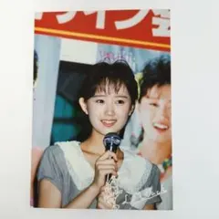 斉藤由貴 2L版写真 額装品 可愛い 水着B 昭和アイドル 昭和レトロ
